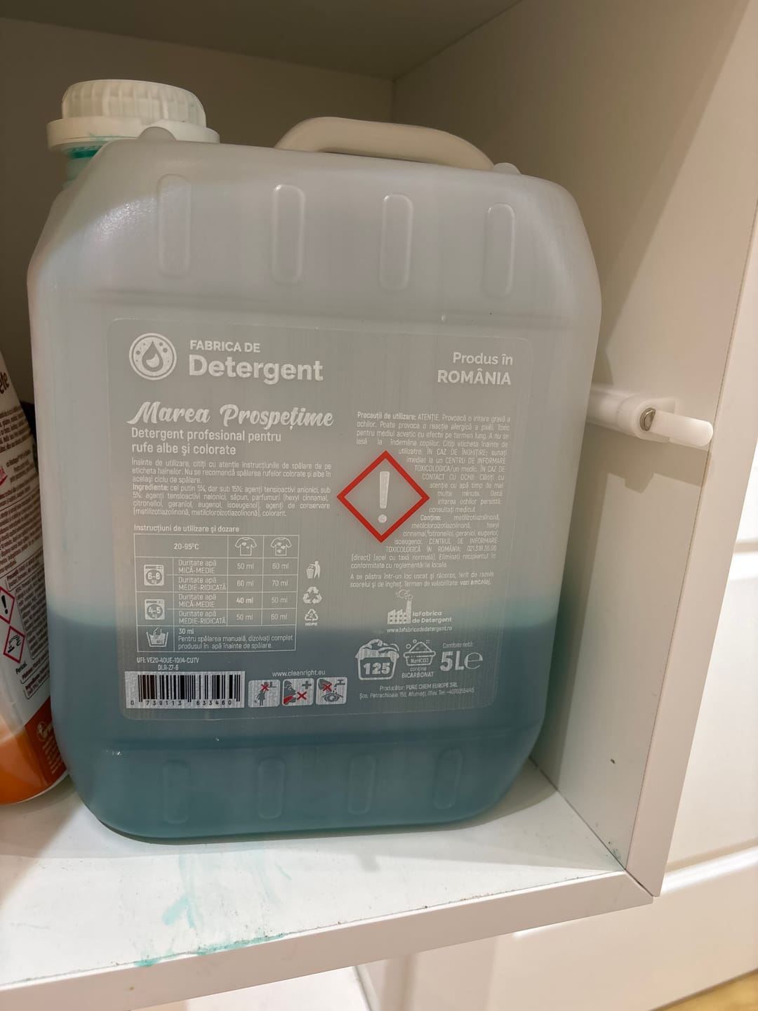 Customer photo review of Pachetul cu 2x Detergent Marea Prospetime