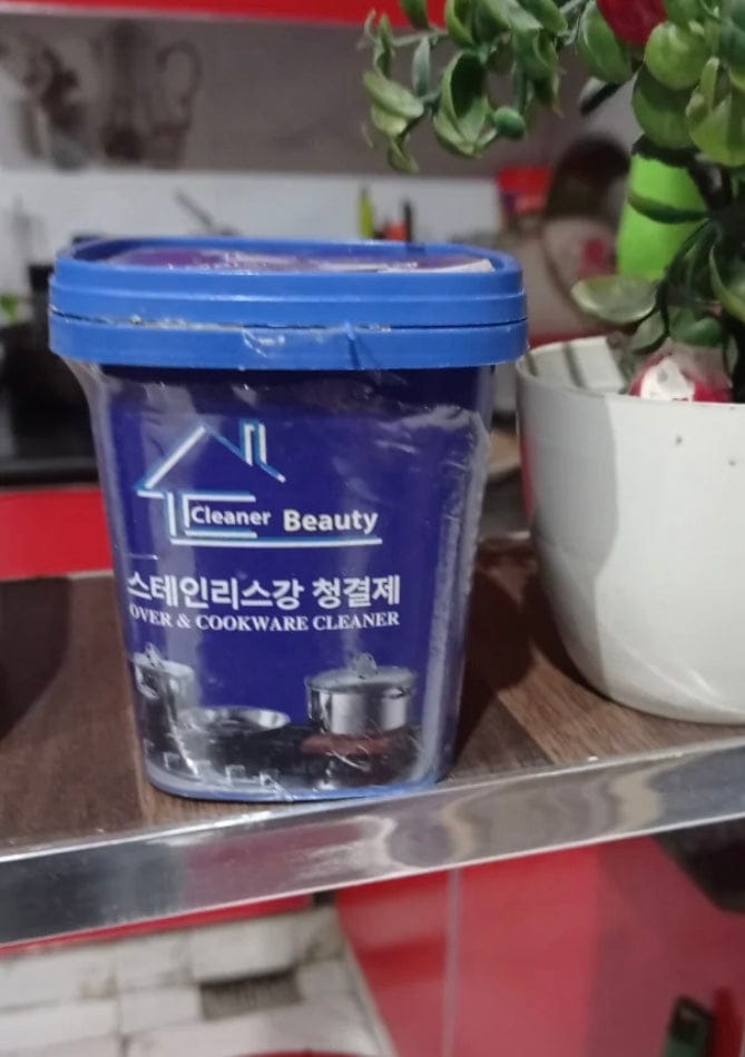Customer photo review of Korean Cookware Magic Cleaner - (IMPORTED)