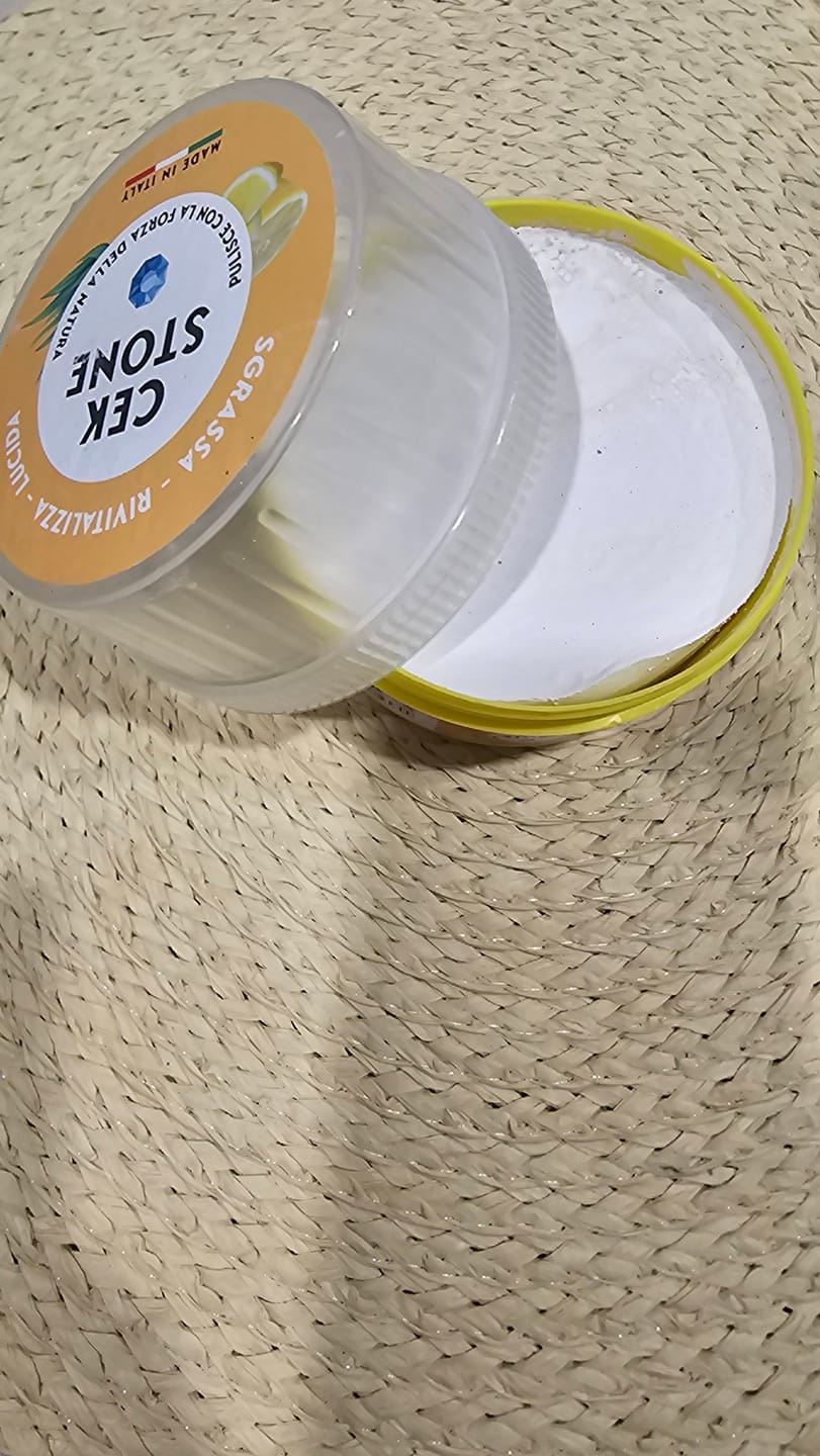 Customer photo review of CEK STONE Pasta Protettiva, Prodotto pulizia casa tutto in uno