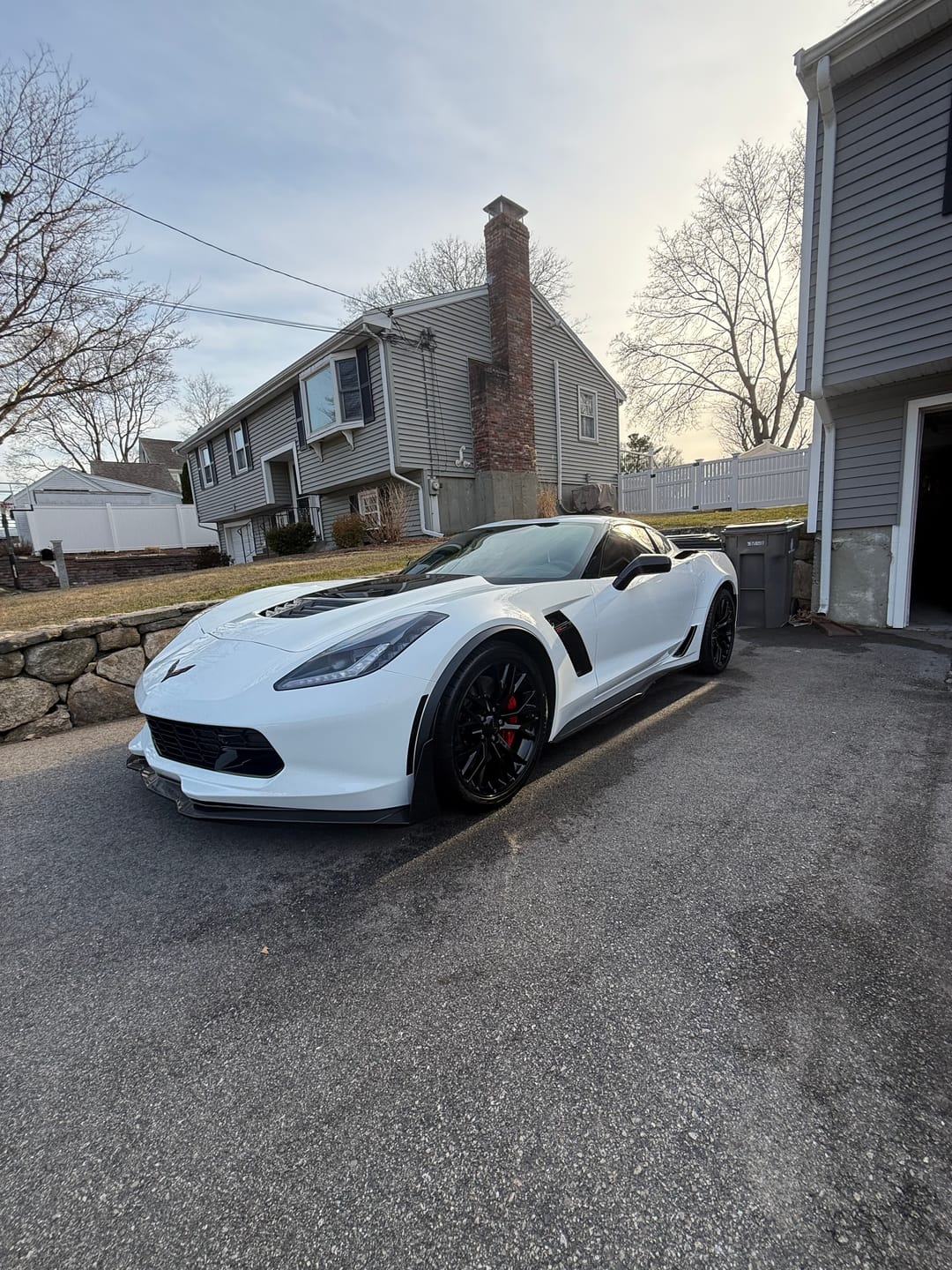 Customer photo review of Corvette C7 Z06 Conversion Side Skirts Rocker Panels