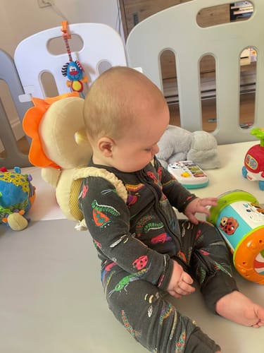 Customer photo review of Bumper Buddy Pillow