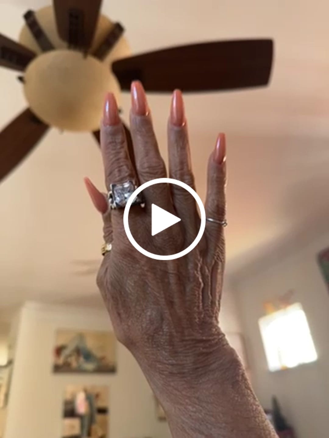 Customer video review of LuxeLink Glass Square Ring