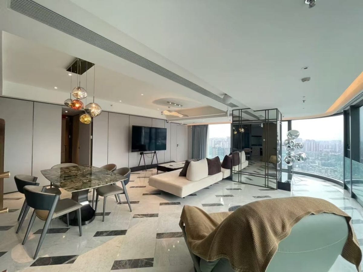 Customer photo review of Tambora Lava Pendant Light(MixedSizes), Bulb Version
