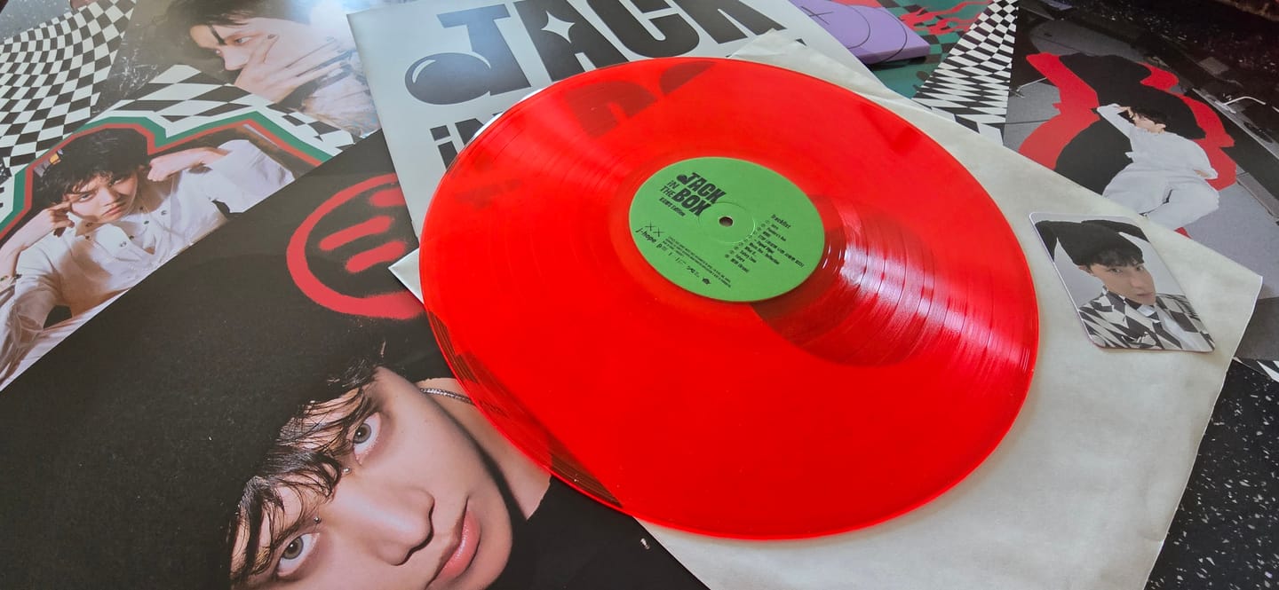 Customer photo review of J-HOPE - 1ST SINGLE ALBUM JACK IN THE BOX VINYL (LIMITED EDITION)