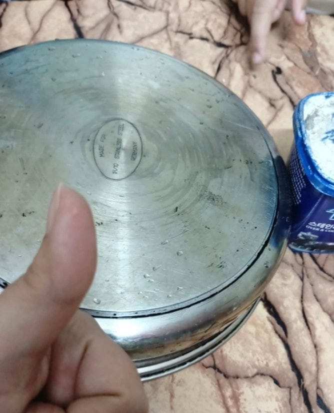 Customer photo review of Korean Cookware Magic Cleaner - (IMPORTED)