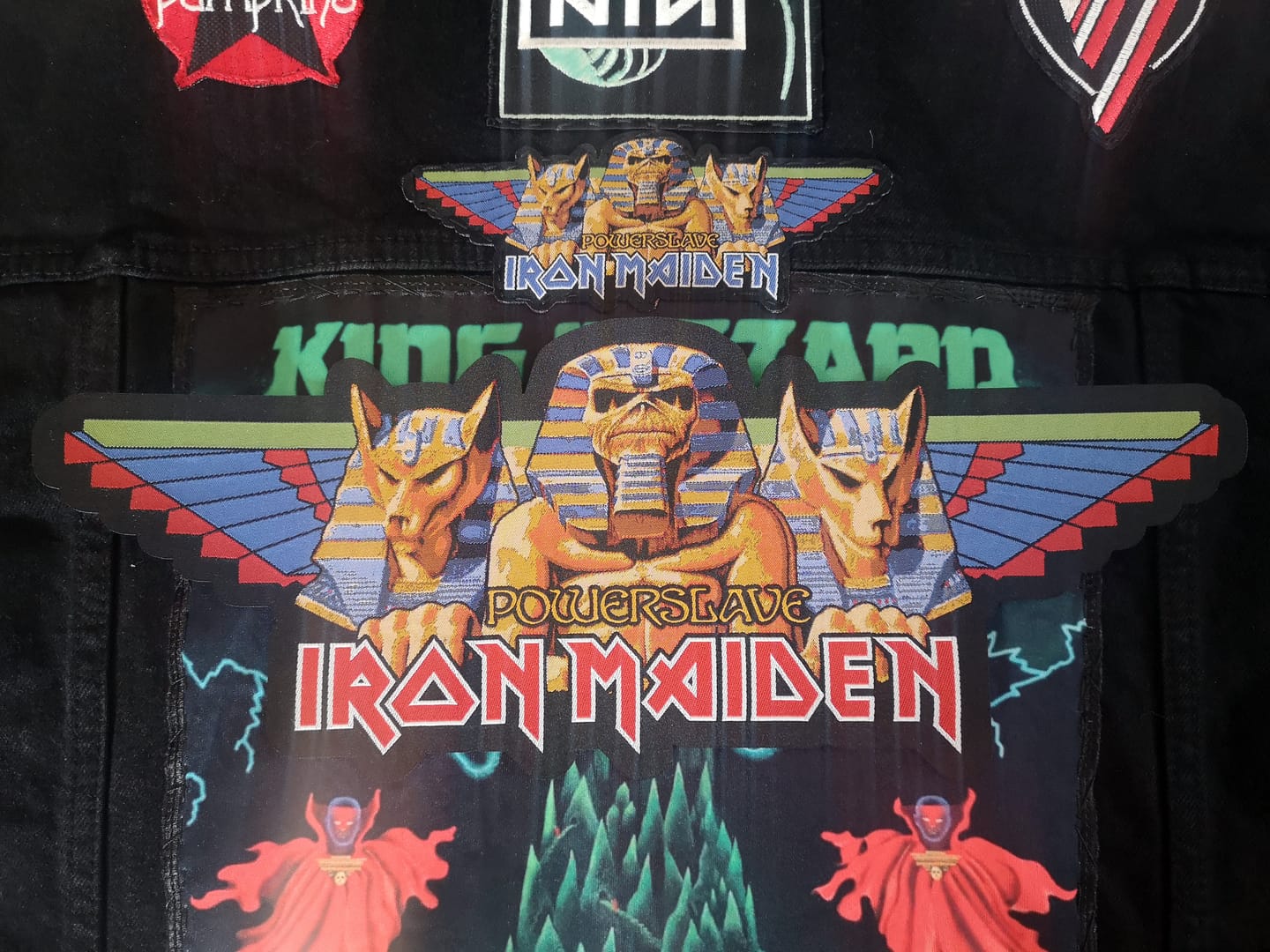 Customer photo review of Iron Maiden - Powerslave - Oversized Patch