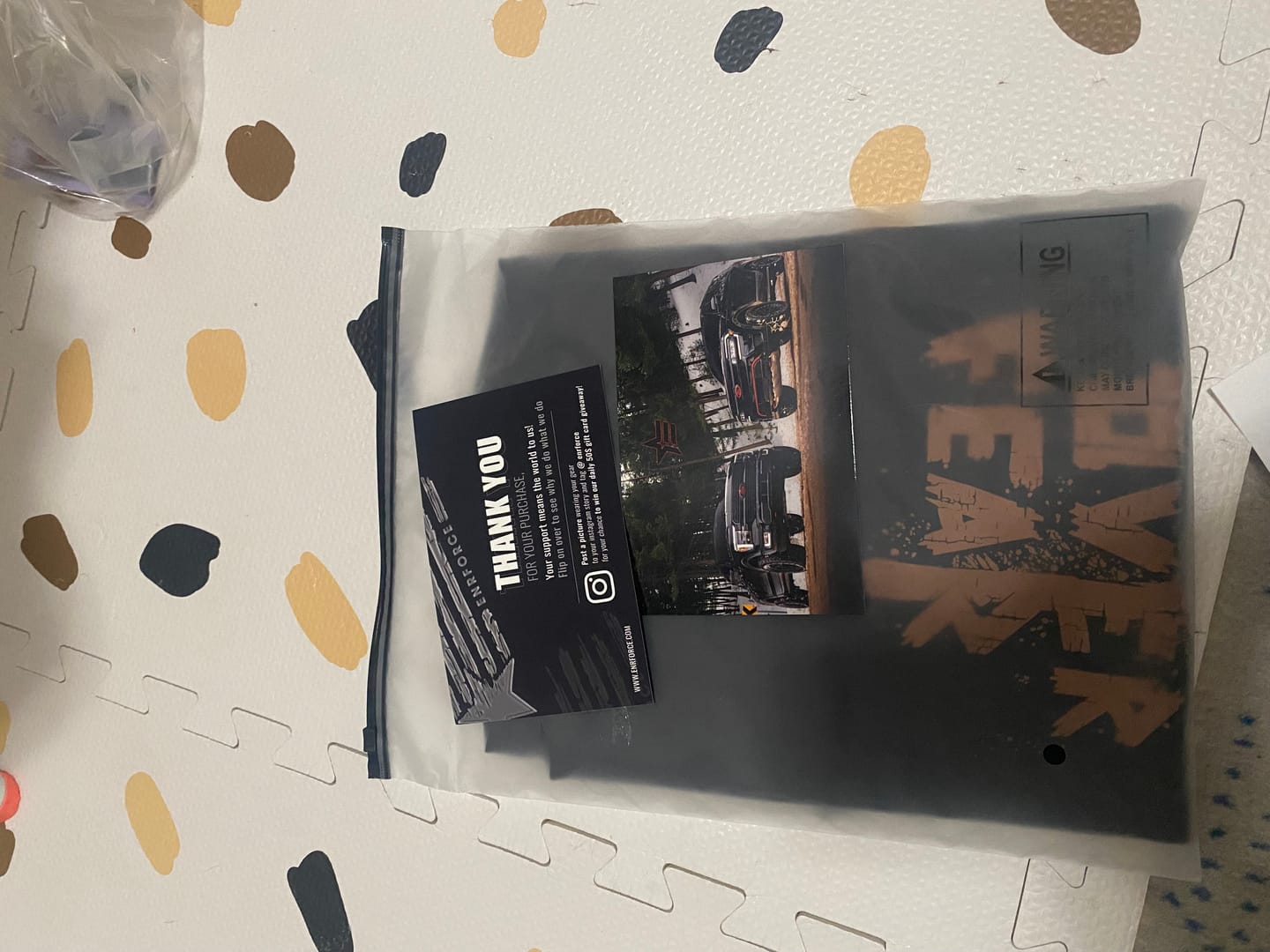 Customer photo review of Faith Over Fear Tee