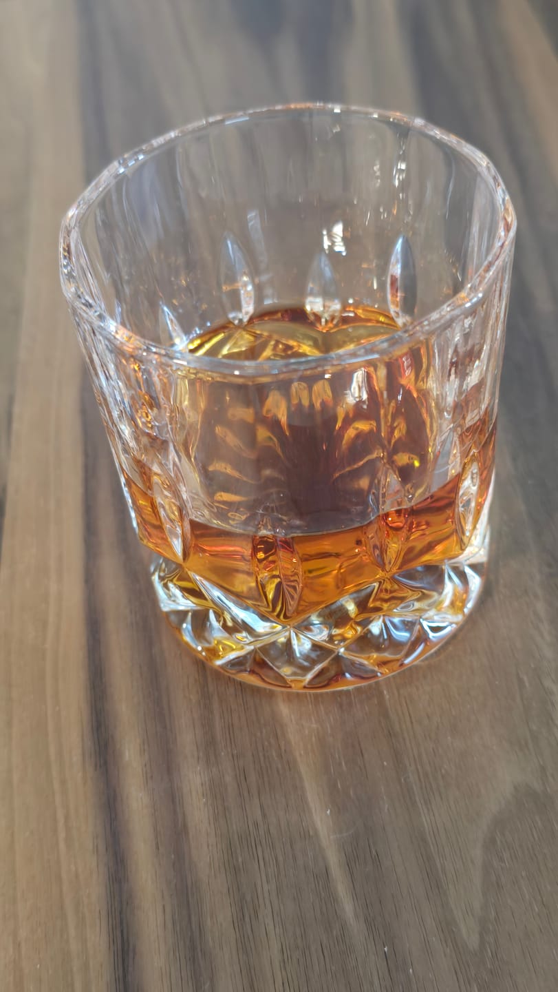 Customer photo review of Crystal Cut Old Fashioned Whiskey Glasses (10oz)