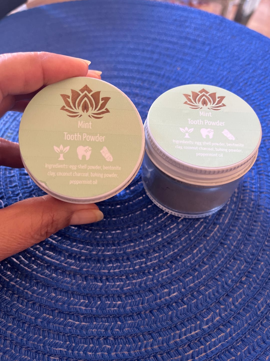 Customer photo review of Remineralizing Tooth Powder