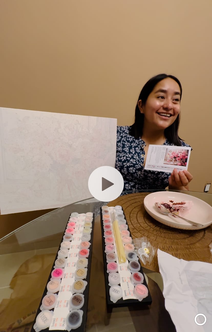 Customer photo review of Numbered Roses