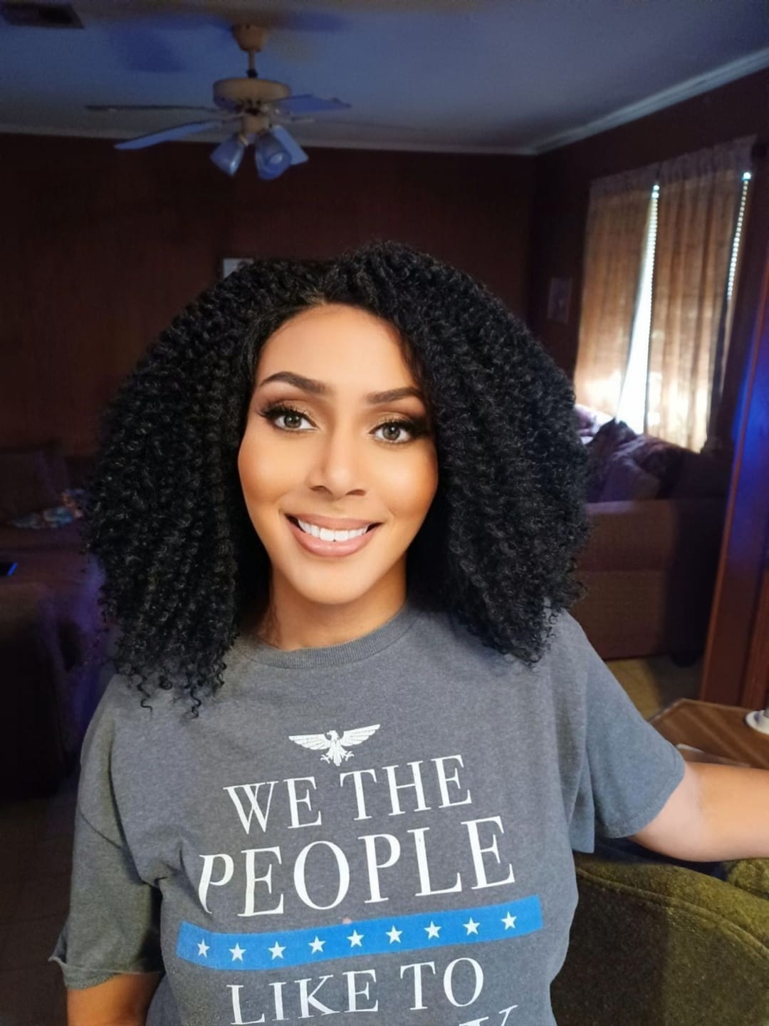 Customer photo review of Sensationnel Curls Kinks & CO Textured Lace Front Wig - GAME CHANGER
