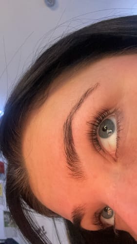 Customer photo review of Lash Growth Serum
