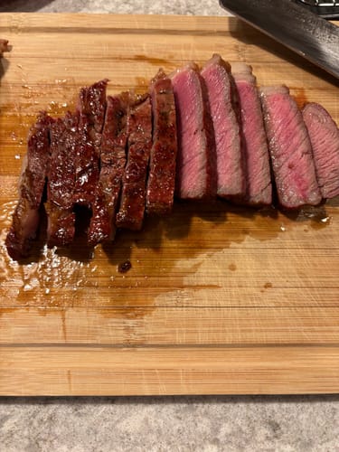 Customer photo review of USDA Prime Boneless Ribeye Steak