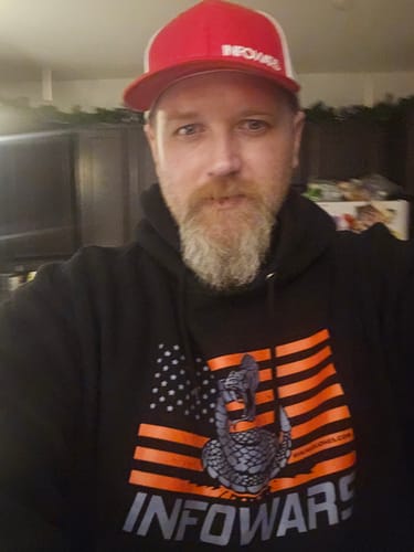 Customer photo review of The Media Is The Enemy T-Shirt
