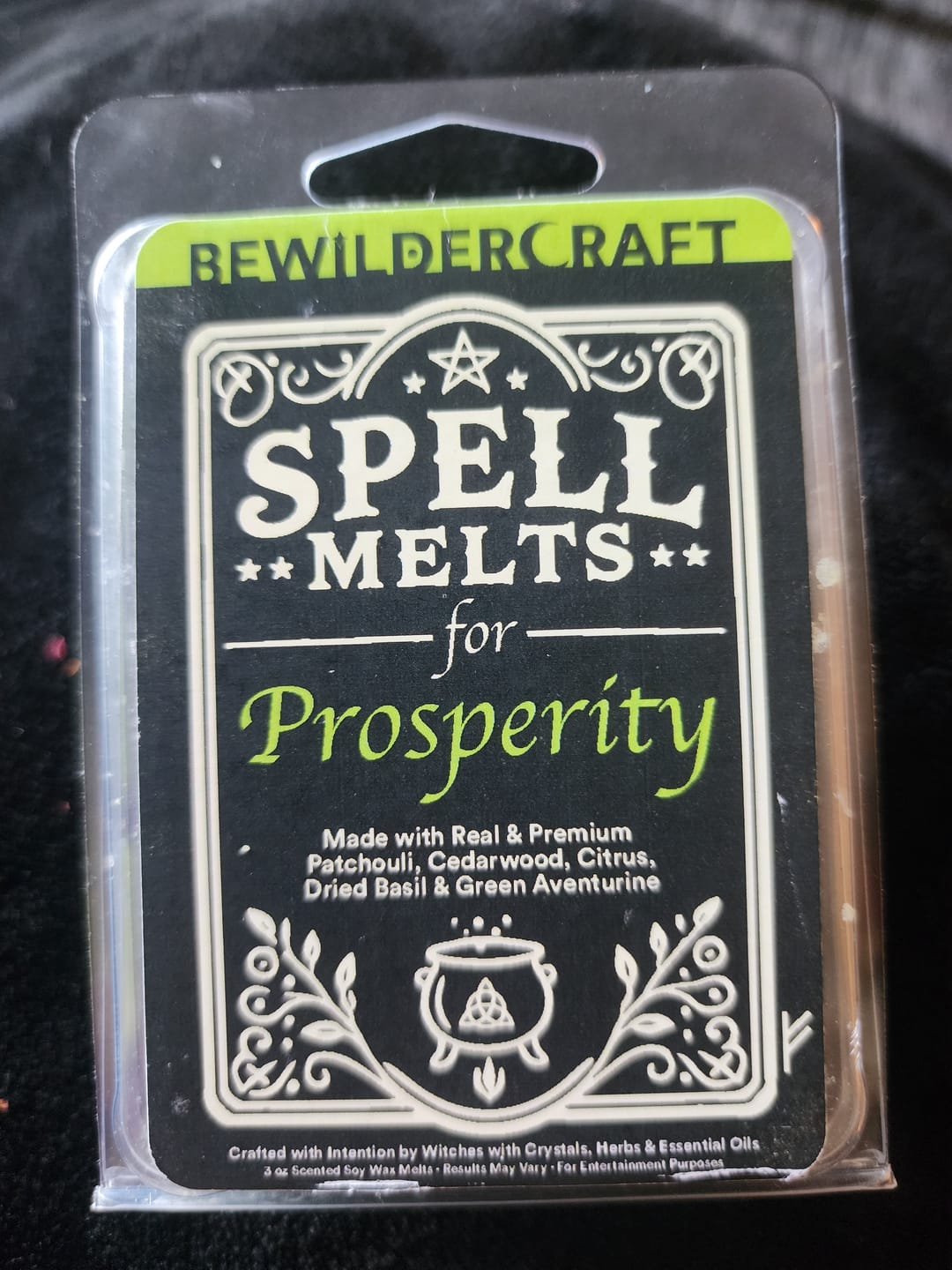 Customer photo review of Spell Melts for Prosperity Wax Melts