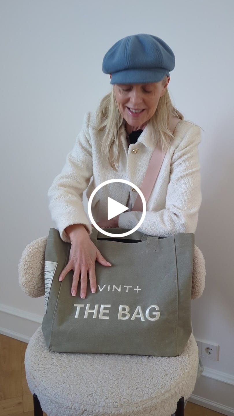 Customer video review of CANVAS TOTE BAG - BIG - GRAU VIGORE