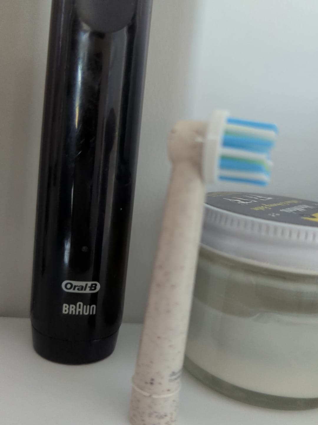 Customer photo review of Plant-based Electrical toothbrush heads (4 pack)