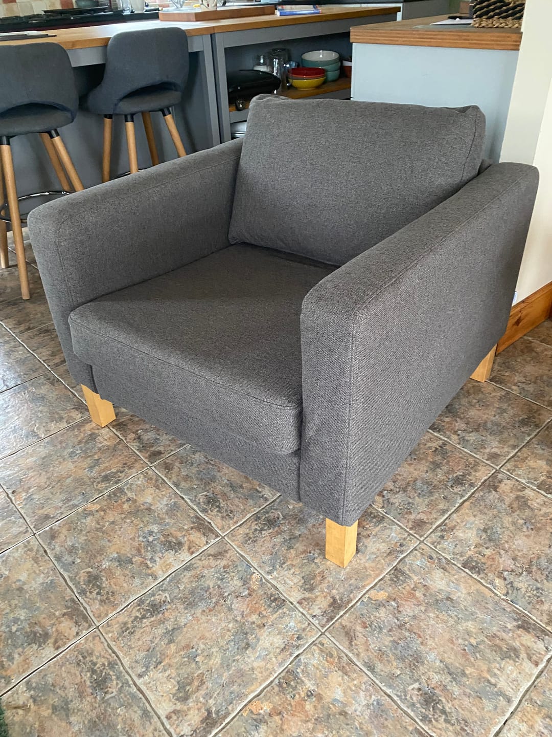 Customer photo review of KARLSTAD IKEA Armchair Cover