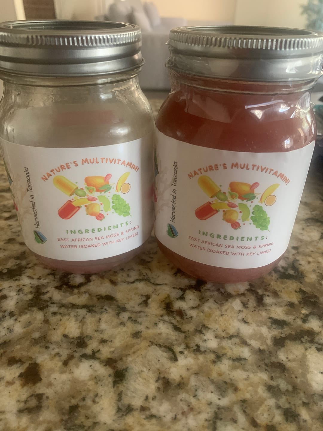 Customer photo review of RAINBOW East African Sea Moss Gel (16oz jar)