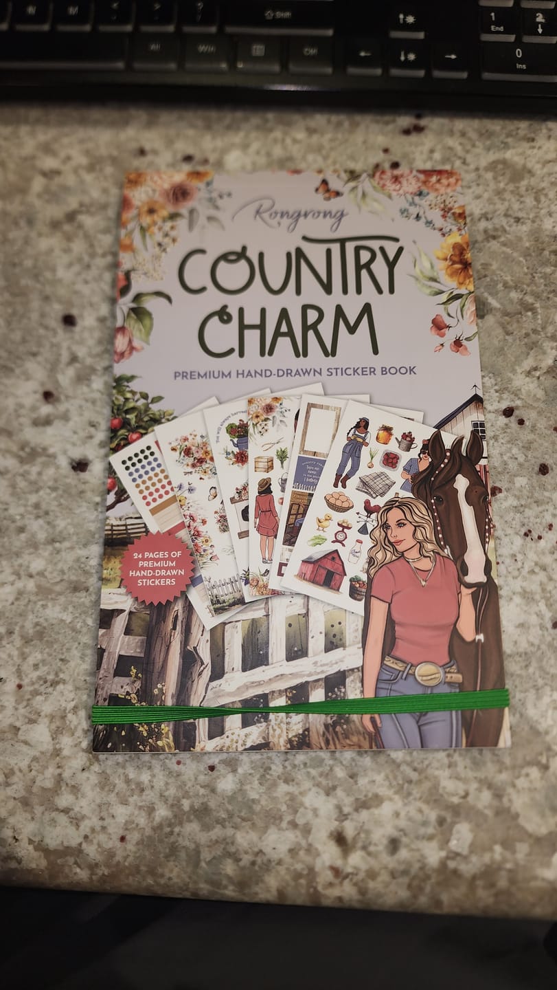 Customer photo review of Country Charm Sticker Book