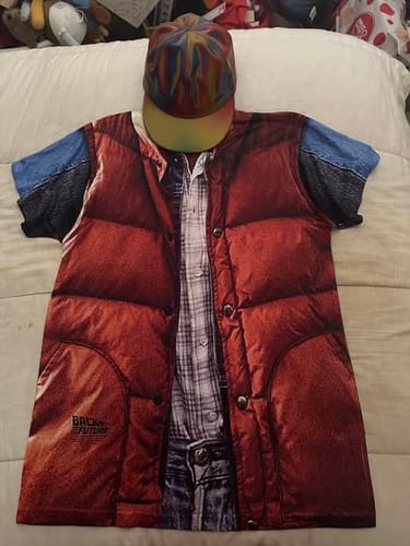 Customer photo review of McFly Vest Costume Shirt