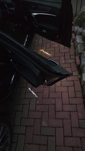 Customer photo review of AUDI DOOR LIGHTS