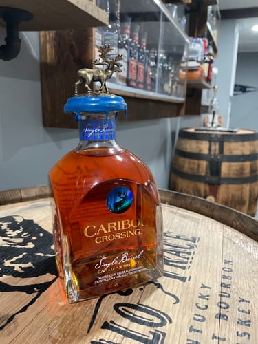 Customer photo review of Caribou Crossing Single Barrel Canadian Whisky W/ Gift Box