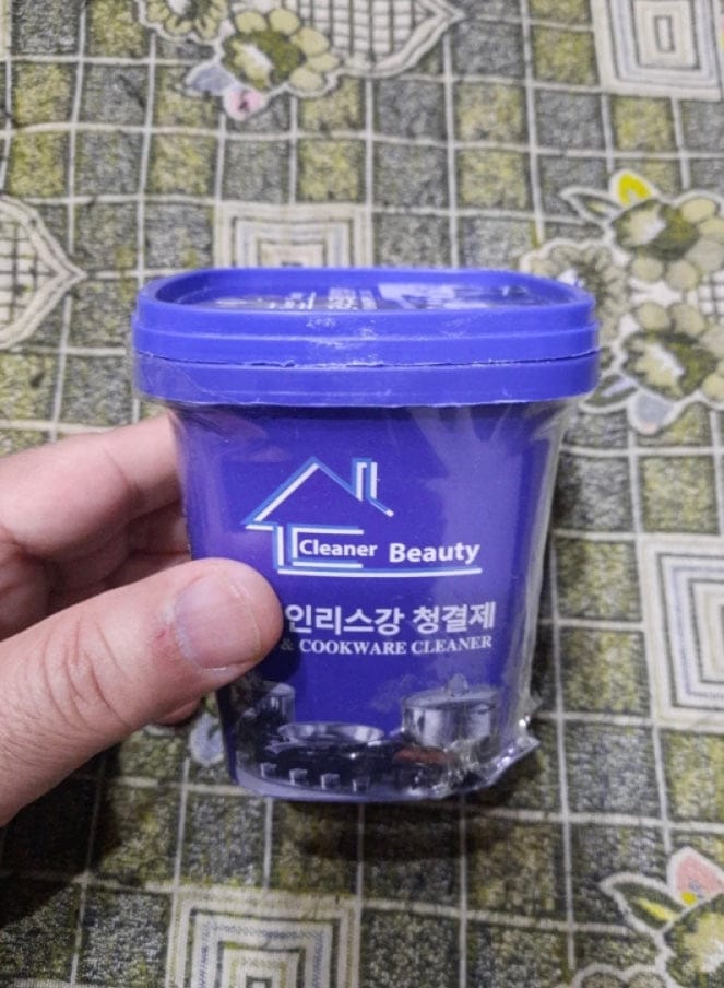 Customer photo review of Korean Cookware Magic Cleaner - (IMPORTED)