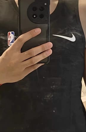 Customer photo review of Elite Pro Black Compression Tank Top