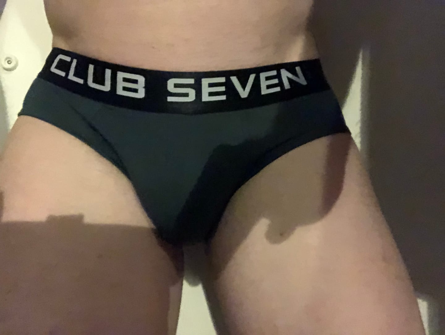 Customer photo review of Bamboo Bulge Pine Briefs