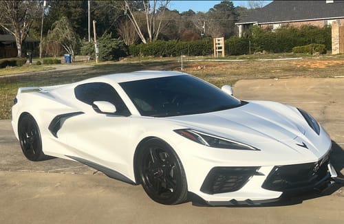 Customer photo review of Chevrolet Corvette C8 Z06 Conversion Side Skirts