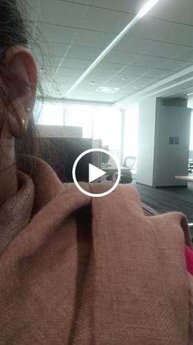 Customer video review of Classic Textured Hoops