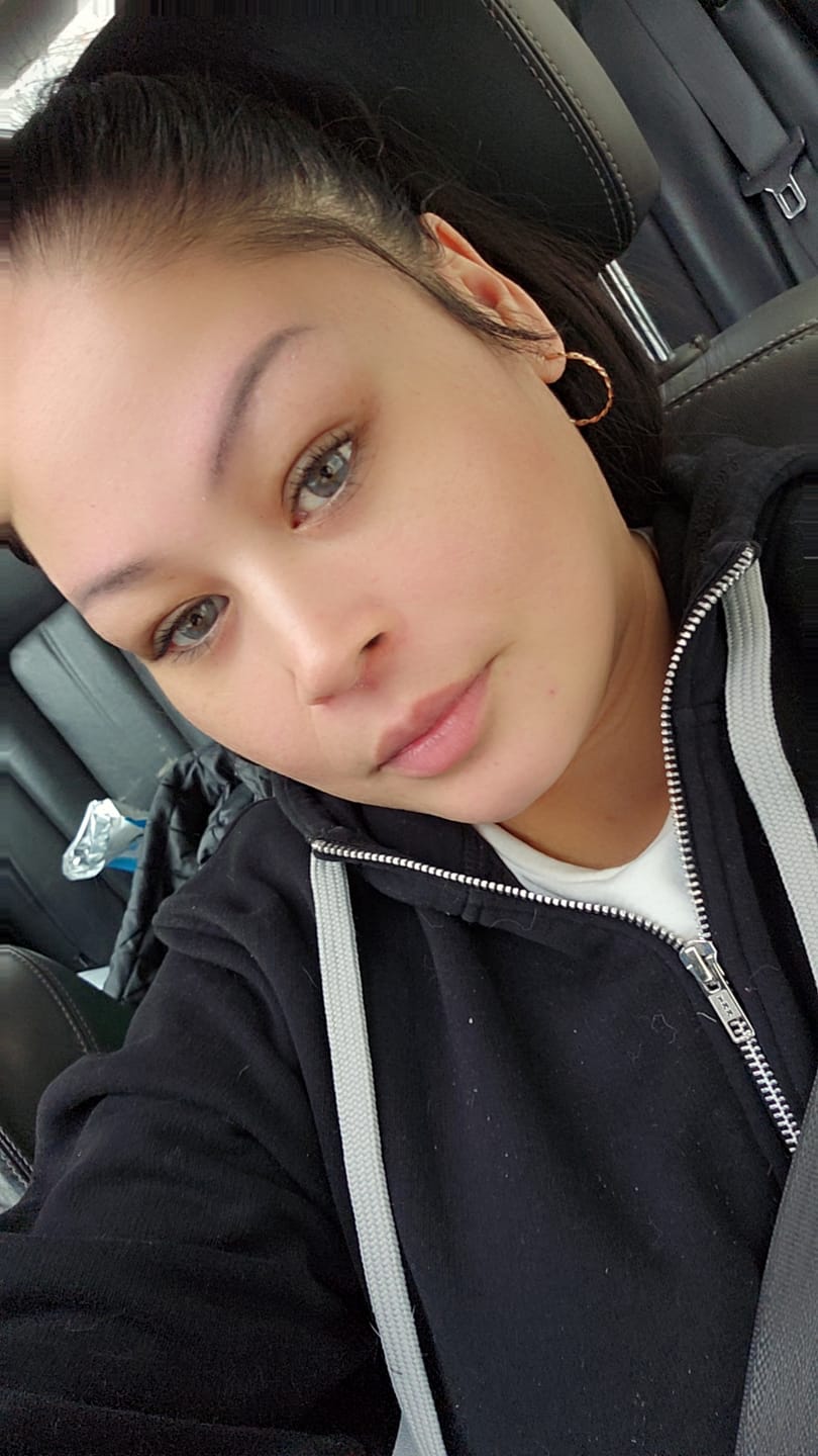 Customer photo review of Cyrene Gray Prescription Colored Contact Lenses