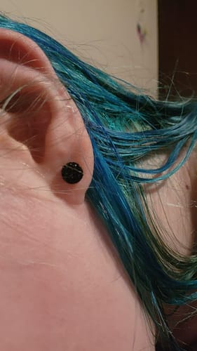 Ana F. review of Petite Faux Druzy Earrings - Your Freebie to try Plastic Posts! 🎉 image 1 out of 1