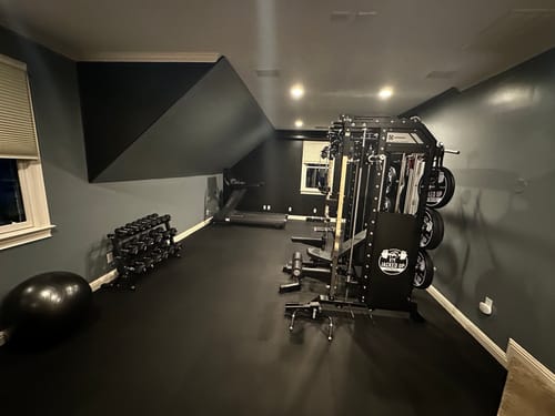 Customer photo review of Power Rack PRO + Echelon Stride 9s Treadmill