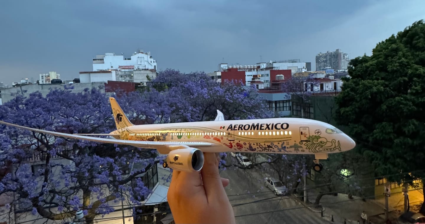 Customer photo review of B787-9 Aeromexico Quetzalcoatl - Scale 1/130 - 43cm - 16.9 in