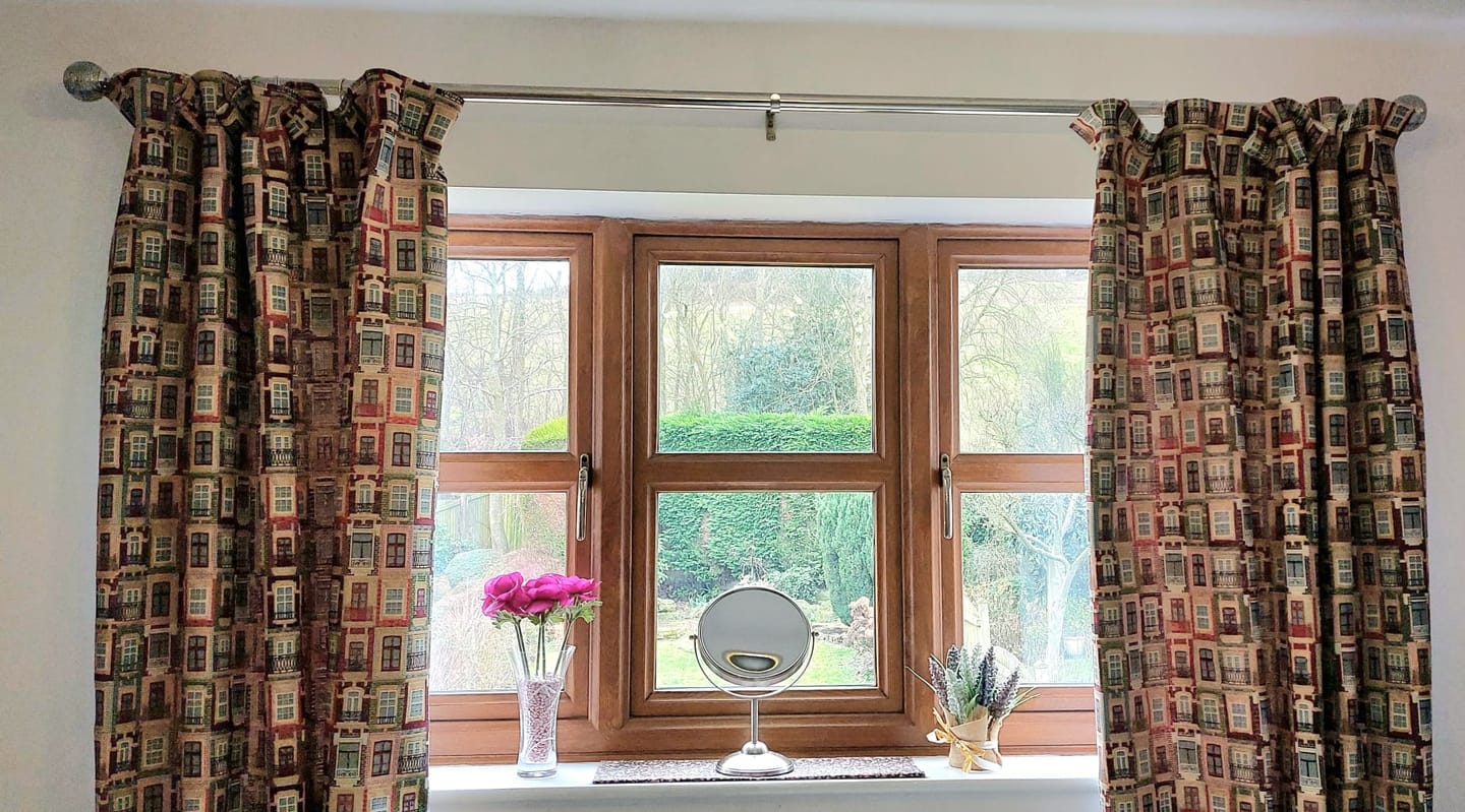 Customer photo review of Lisbon Houses Tapestry Fabric
