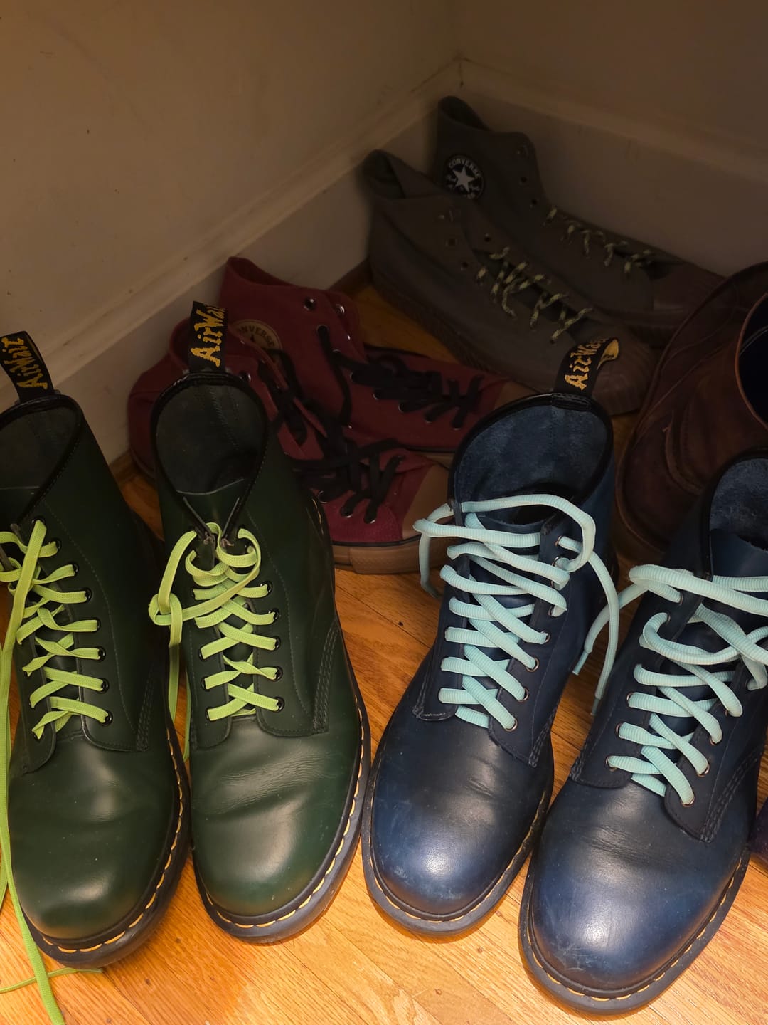 Customer photo review of Flat Standard Shoe Laces - Solids