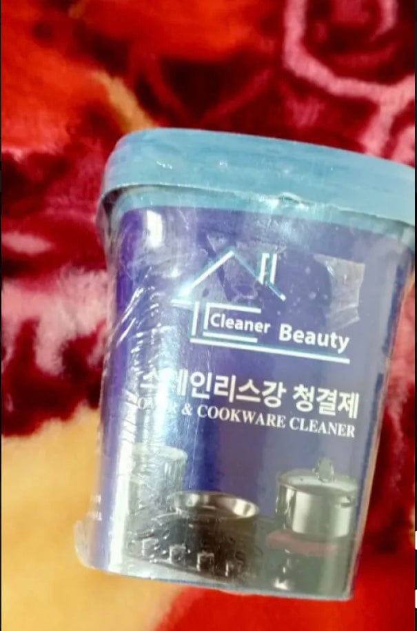 Customer photo review of Korean Cookware Magic Cleaner - (IMPORTED)