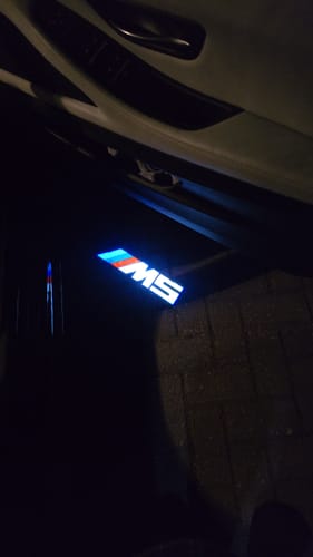 Customer photo review of BMW F SERIES DOOR LIGHTS
