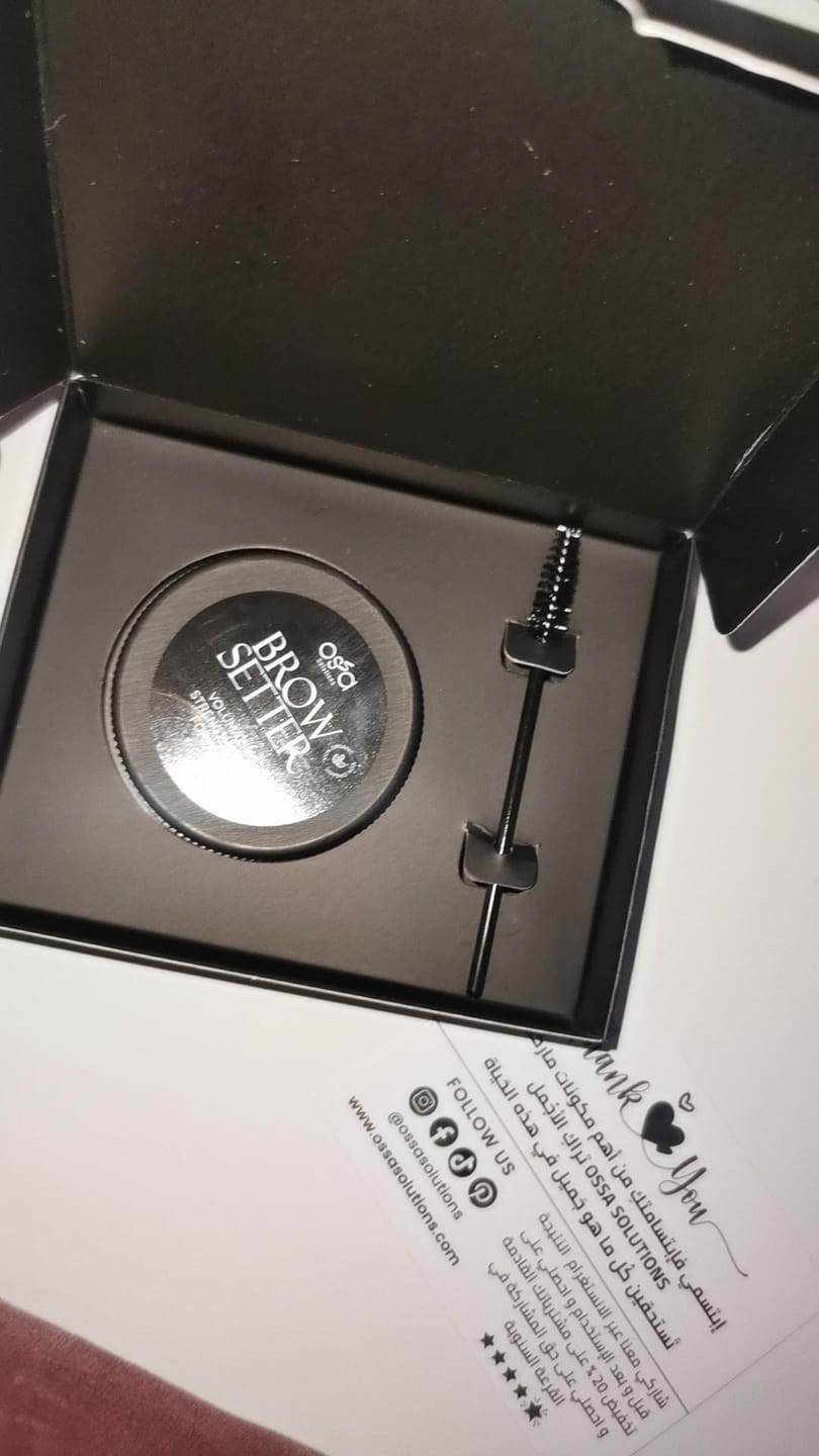 Customer photo review of مثبت و مرطب الحواجب - 50 مل
