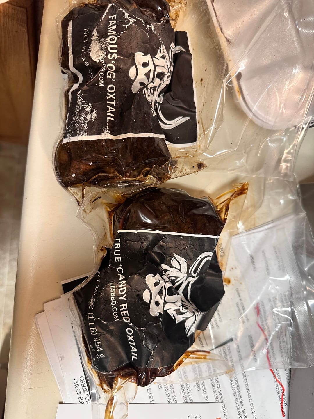 Customer photo review of Famous 'OG' Oxtail Softballs