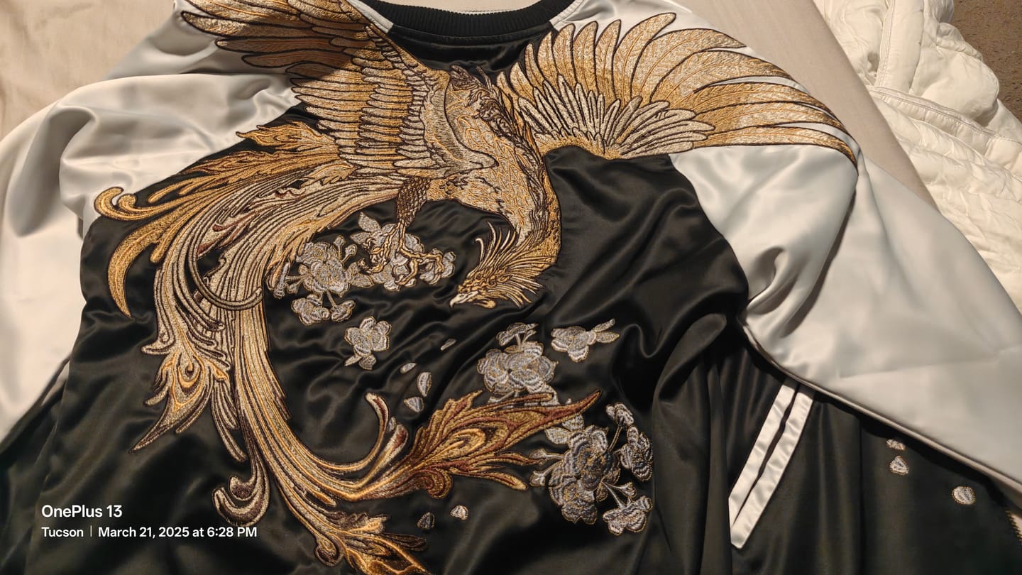 Customer photo review of Phoenix Sukajan Souvenir Jacket