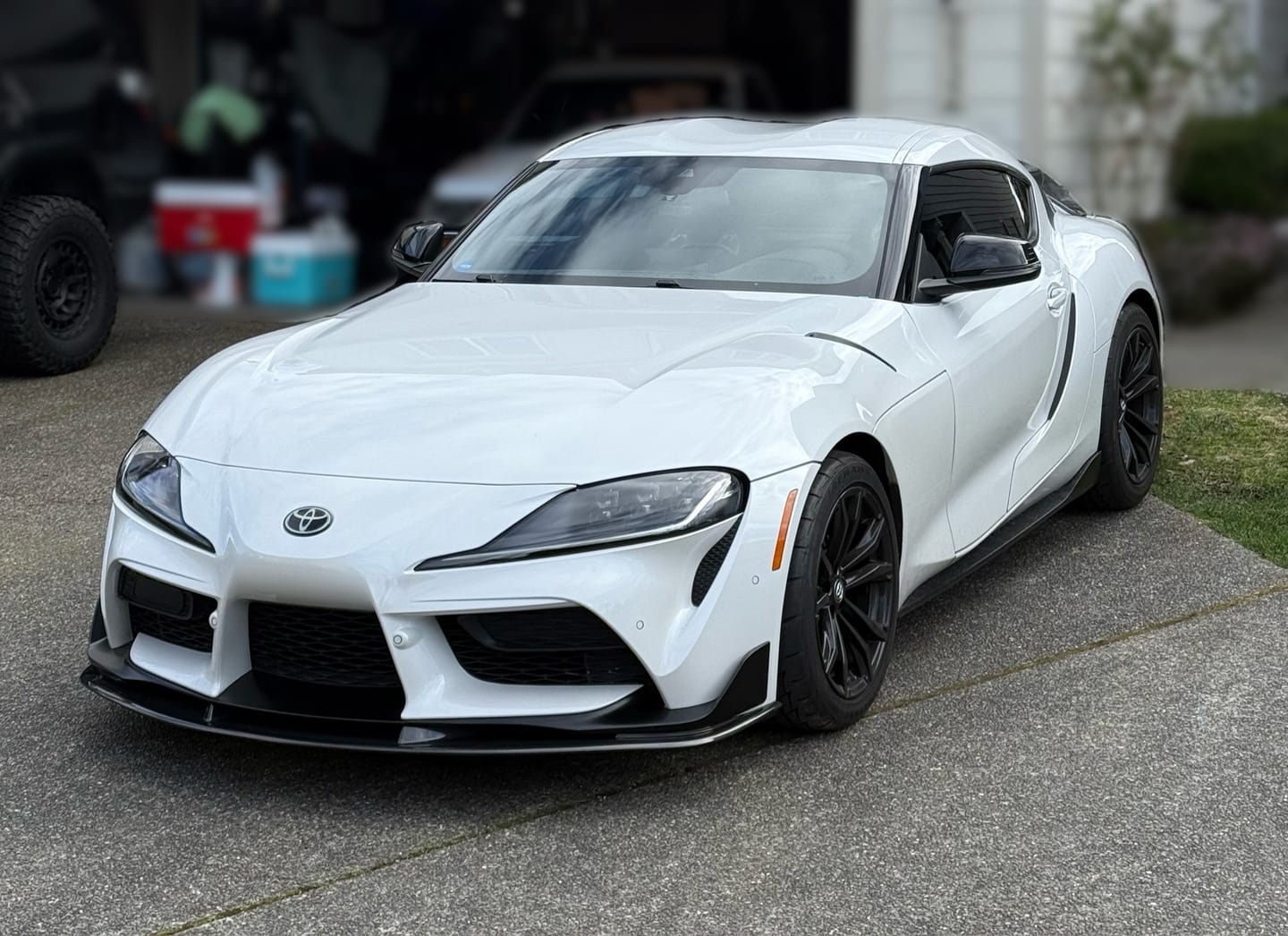 Customer photo review of 2020-Up Toyota Supra A90 Artisan Spirit Front Splitter Lip