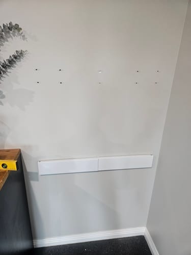Customer photo review of Wall Mounted Drying Rack - Foldable Indoor and Outdoor Drying Rack