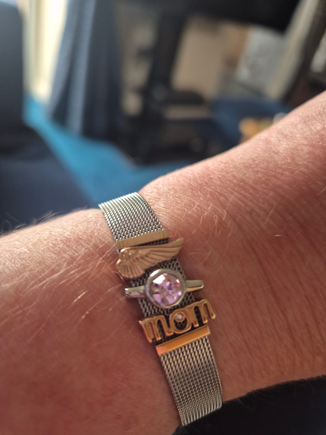 Customer photo review of Mesh bracelet silver/rosé gold