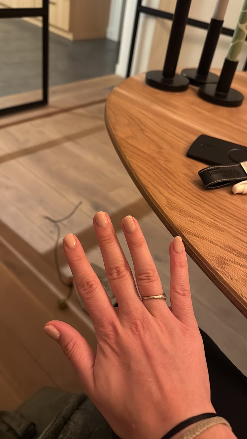 Customer photo review of Caramel Macchiato Dipping Powder