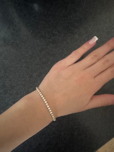 Kundenbewertung mit Foto zu Tennis Armband