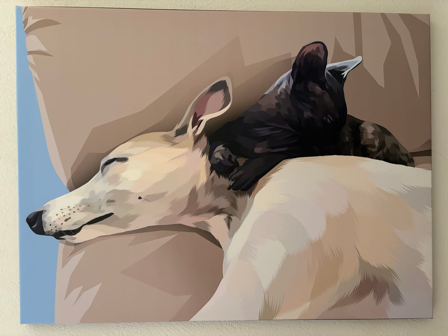 Customer photo review of Portrait Pop-Art (Sur Toile)