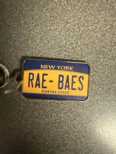 Customer photo review of New York Plate Pendant